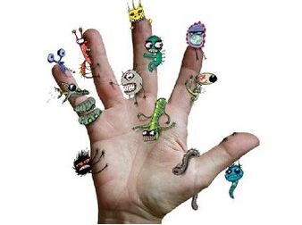 Dirty hands - a source of infection with parasites