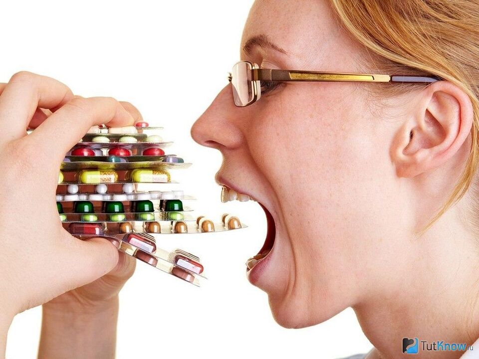 Tablets aim to destroy worms in the body